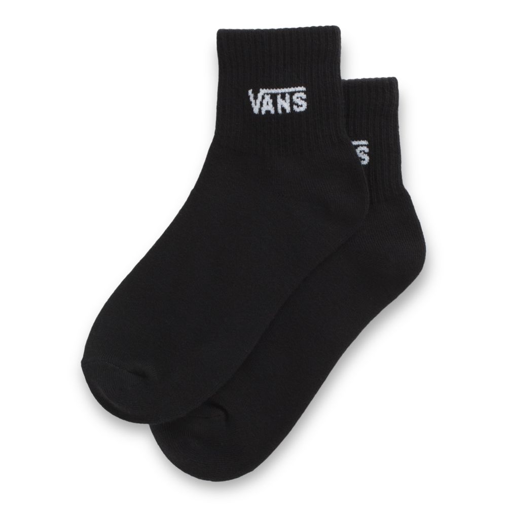 Vans Half Crew Strumpor Dam Svarta | 83412WOZE