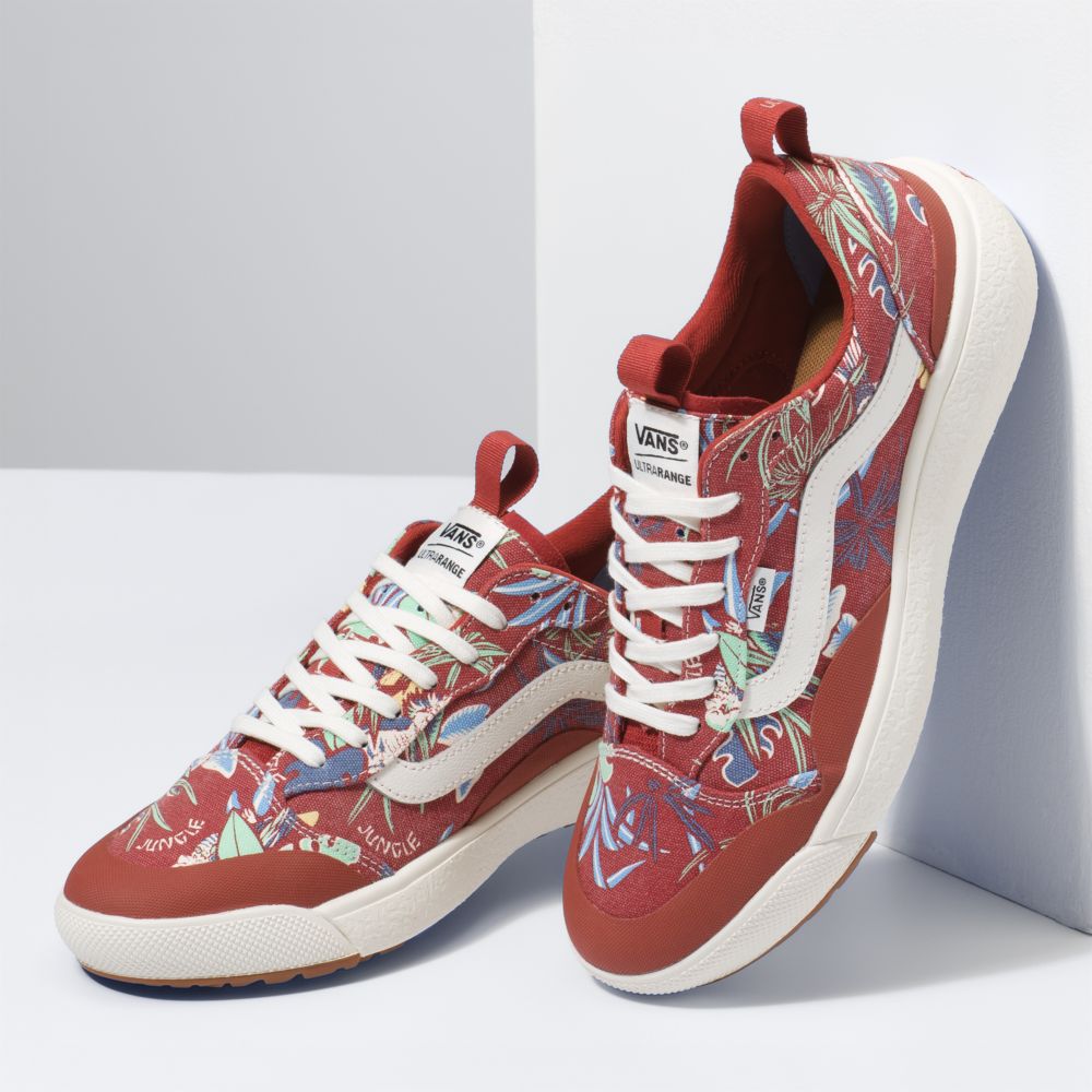 Vans Hawaiian Jungle UltraRange Exo Se Sandaler Dam Röda | 02618DNVP