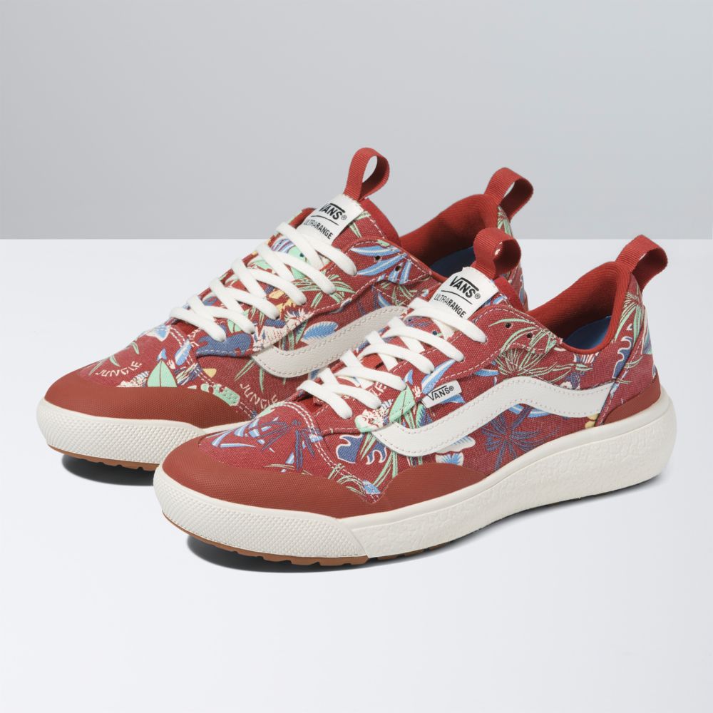 Vans Hawaiian Jungle UltraRange Exo Se Sandaler Dam Röda | 02618DNVP