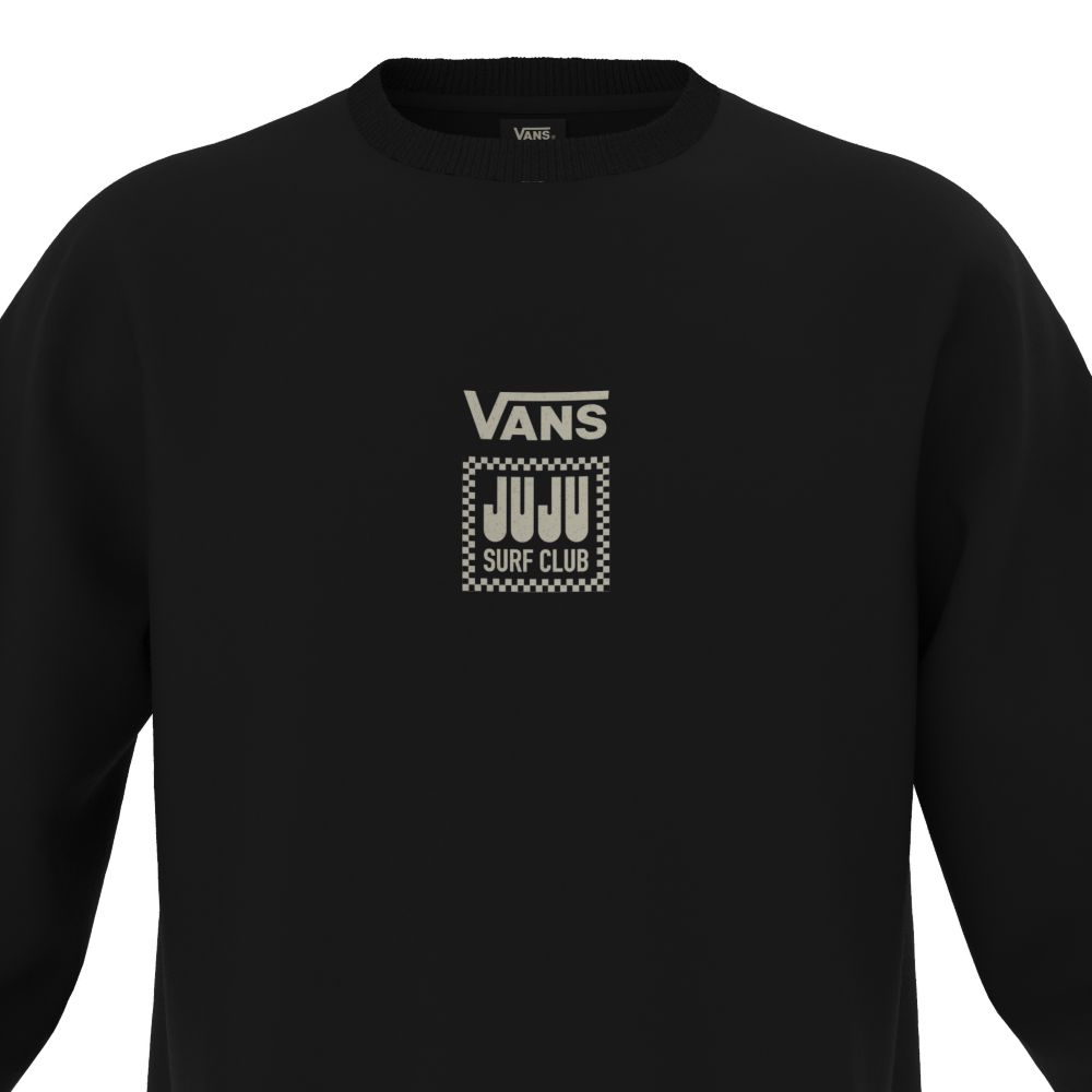 Vans JUJU Club Crew Hoodie Herr Svarta | 91253OMNA