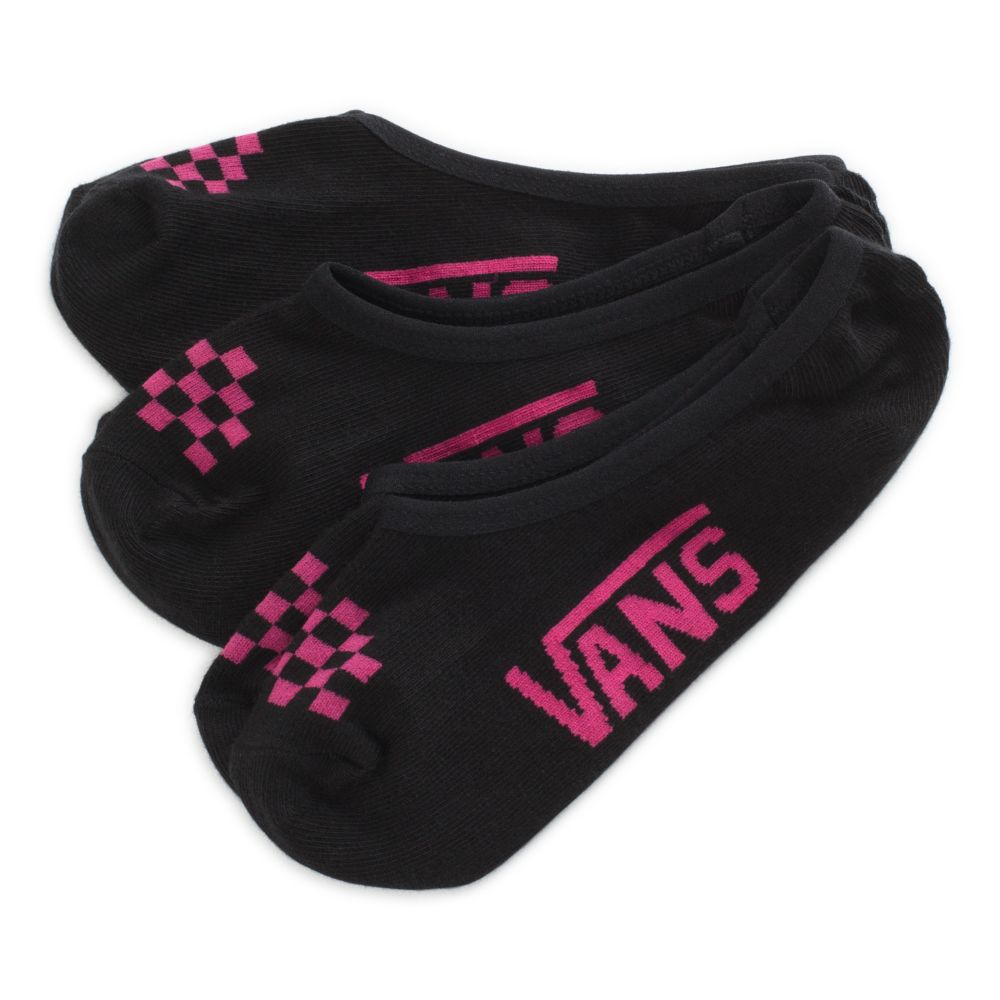 Vans Klassiska Canoodle 3 Pack Strumpor Dam Svarta Rosa | 37196QWMZ