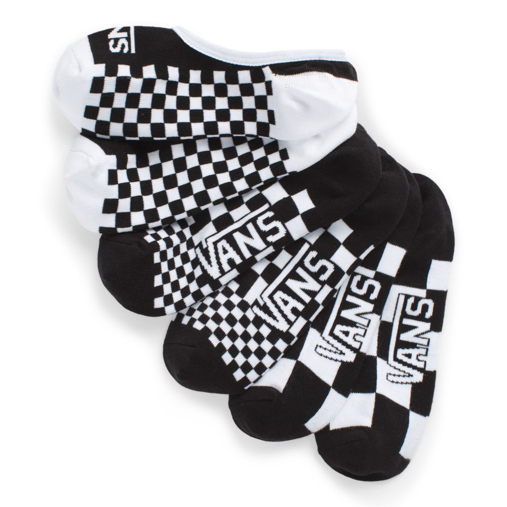 Vans Klassiska Check Canoodle 3 Pack Strumpor Dam Olika Färger | 34719SMTE