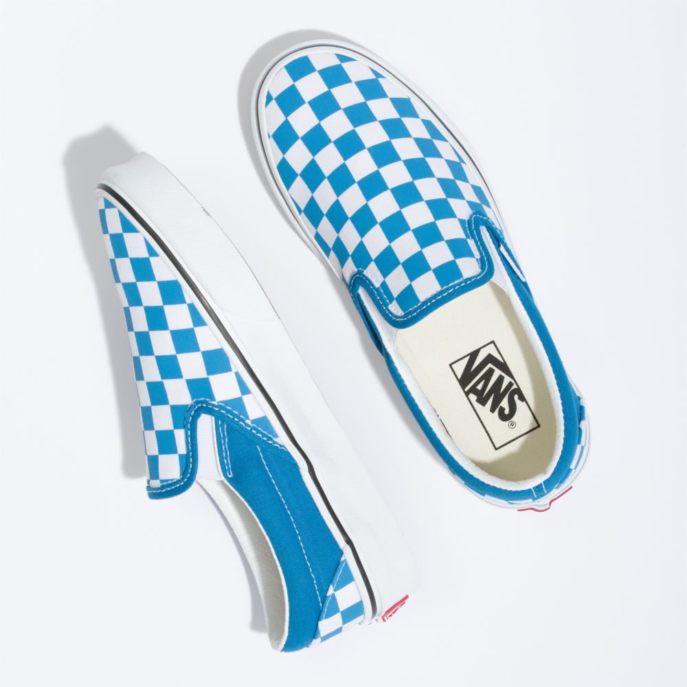 Vans Klassiska Classic Dam Blå | 35497QMXK