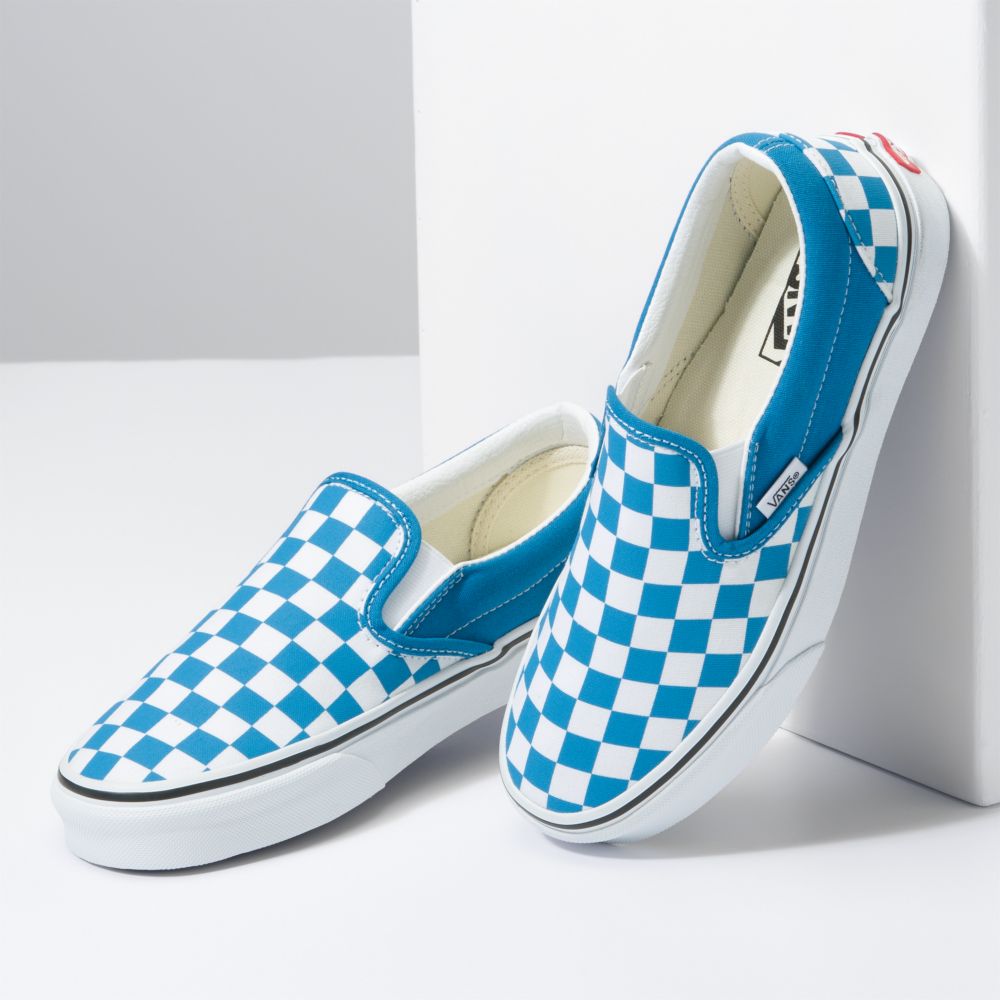 Vans Klassiska Classic Dam Blå | 35497QMXK