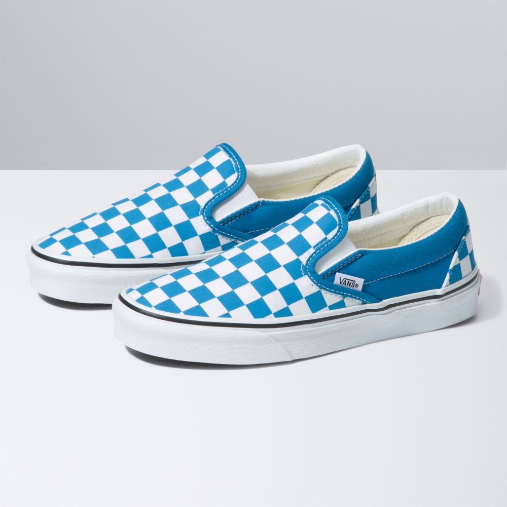 Vans Klassiska Classic Dam Blå | 35497QMXK