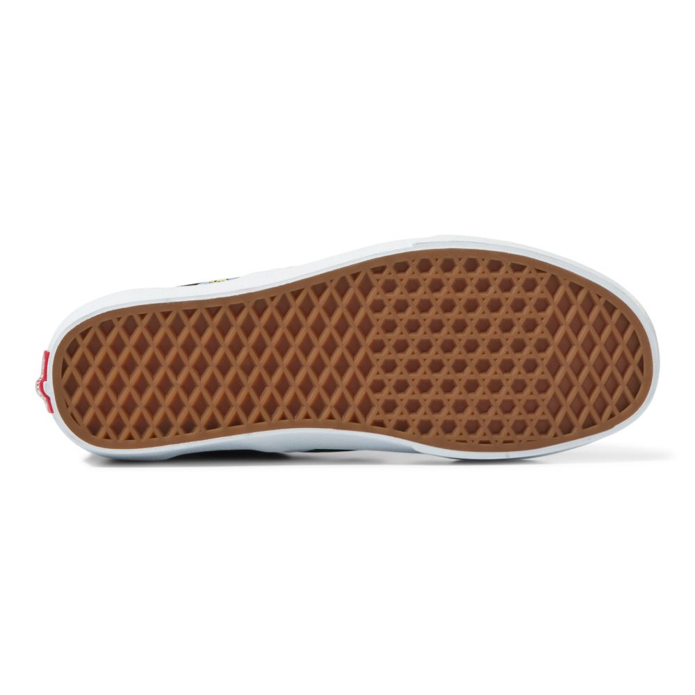 Vans Klassiska Classic Dam Svarta Gula | 75824OTXV