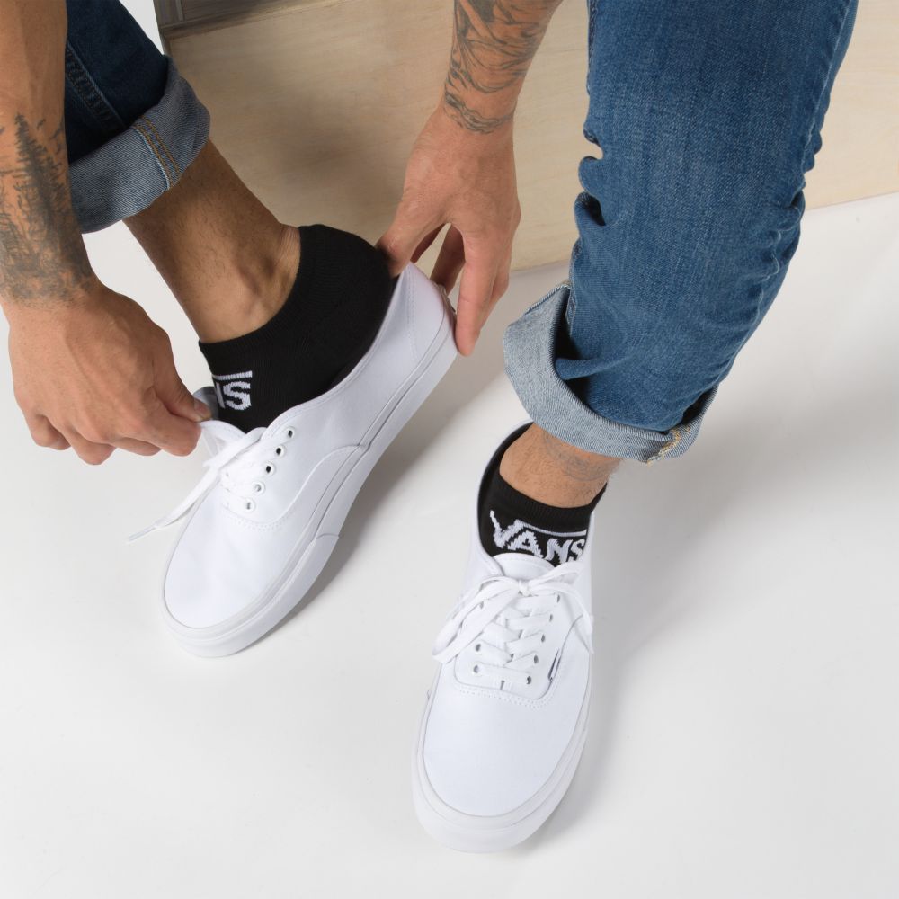 Vans Klassiska Kick 3 Pack Strumpor Herr Svarta | 56831WAVG