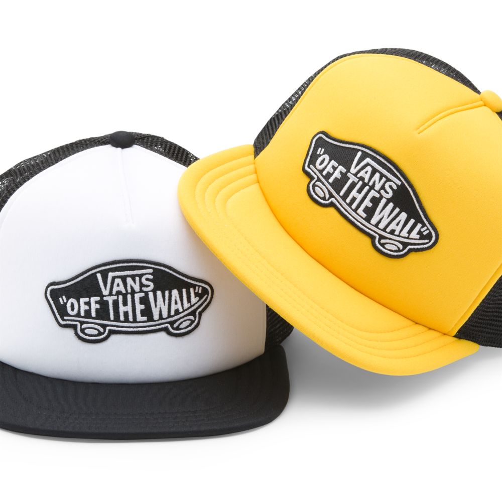 Vans Klassiska Patch Trucker Hatt Dam Vita Svarta | 95761OEVZ