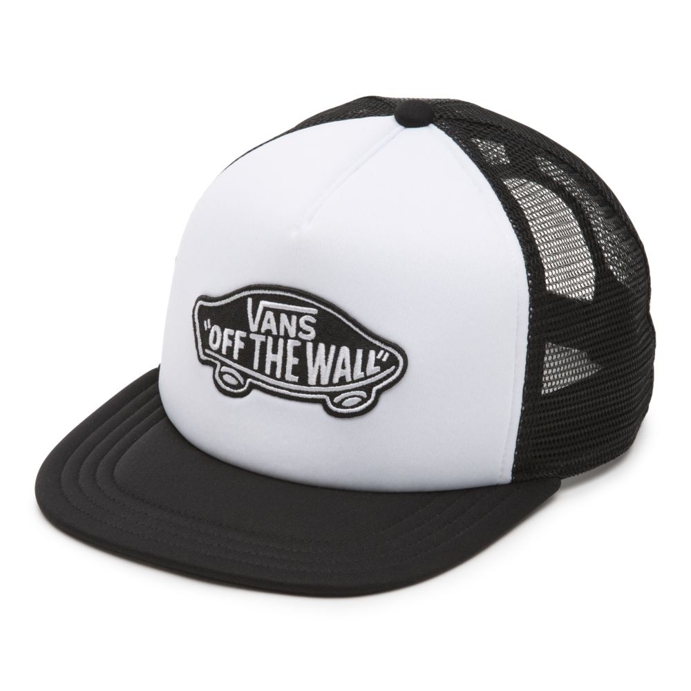 Vans Klassiska Patch Trucker Hatt Dam Vita Svarta | 95761OEVZ