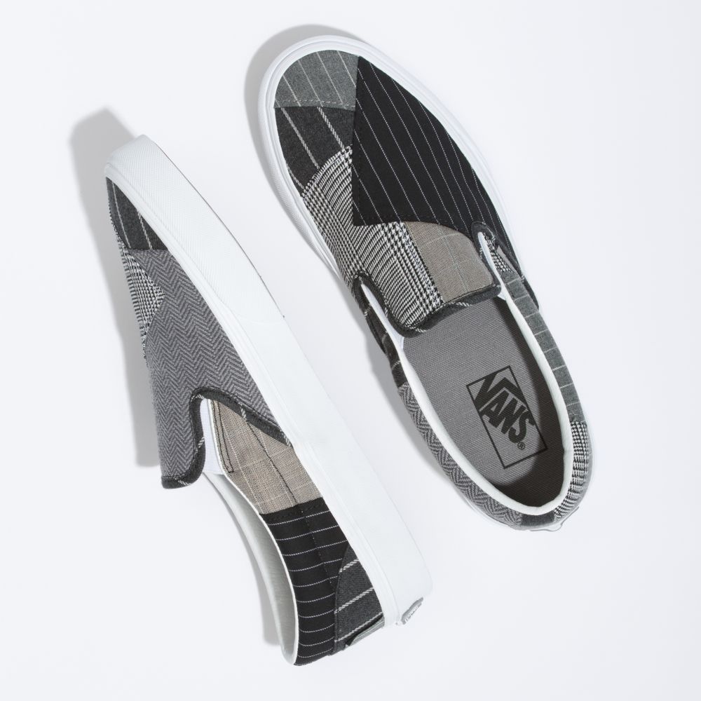 Vans Klassiska Patchwork Classic Dam Grå | 71562OKHI