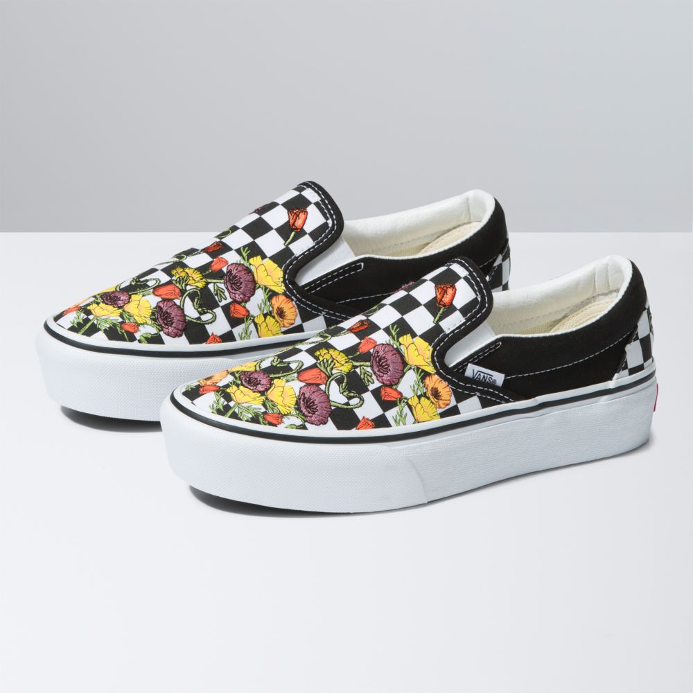 Vans Klassiska Platform Classic Dam Svarta Olika Färger | 65790AKZR