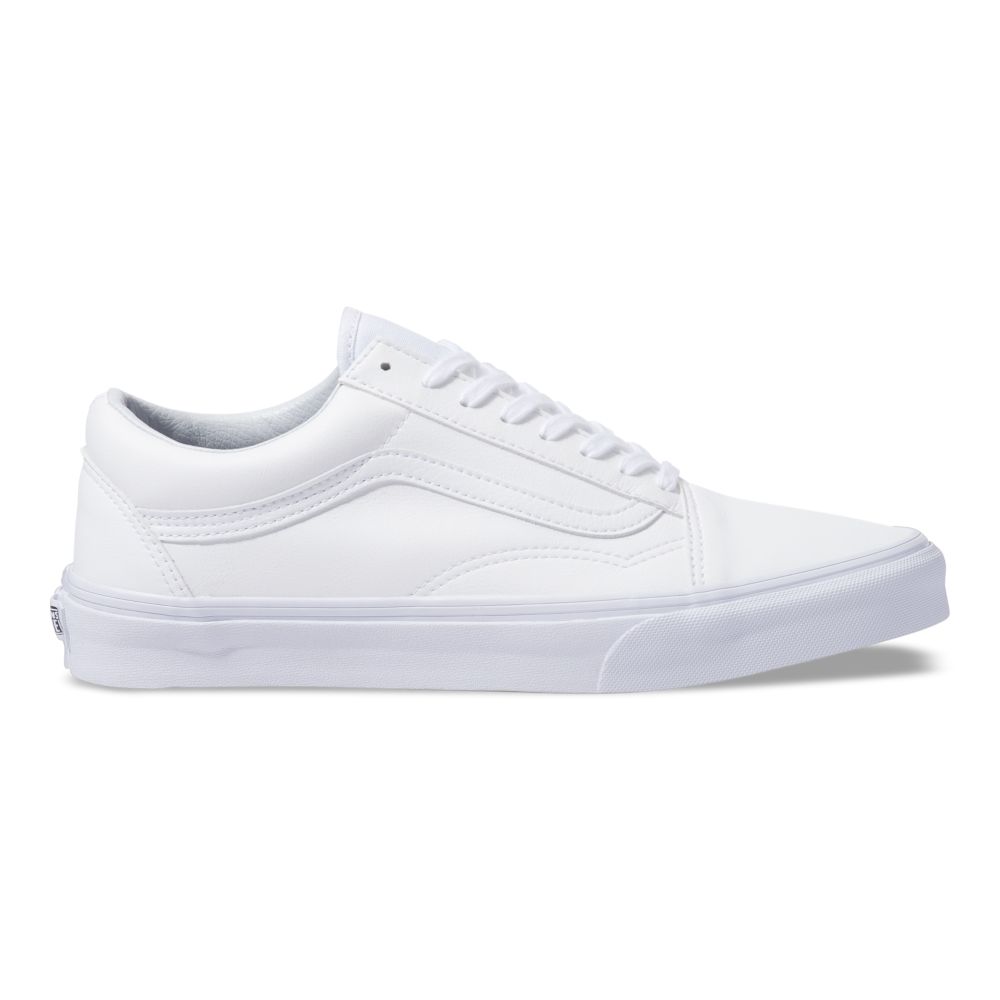 Vans Klassiska Tumble Old Skool Classic Dam Vita | 07295ZYOD