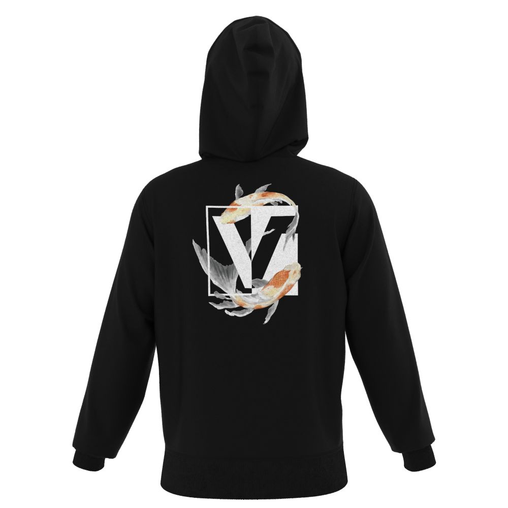 Vans Koi Drop Hoodie Herr Svarta | 29846KLFN