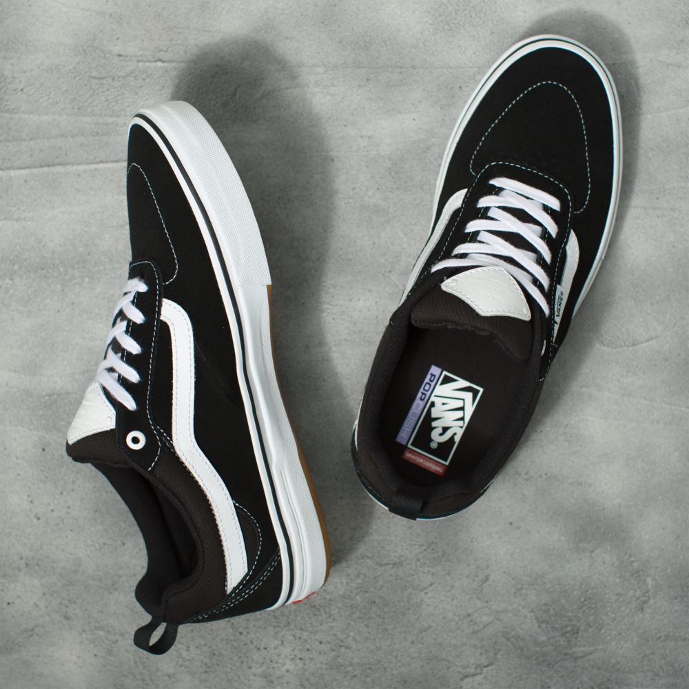 Vans Kyle Walker Skateskor Dam Svarta Vita | 87065VWHR