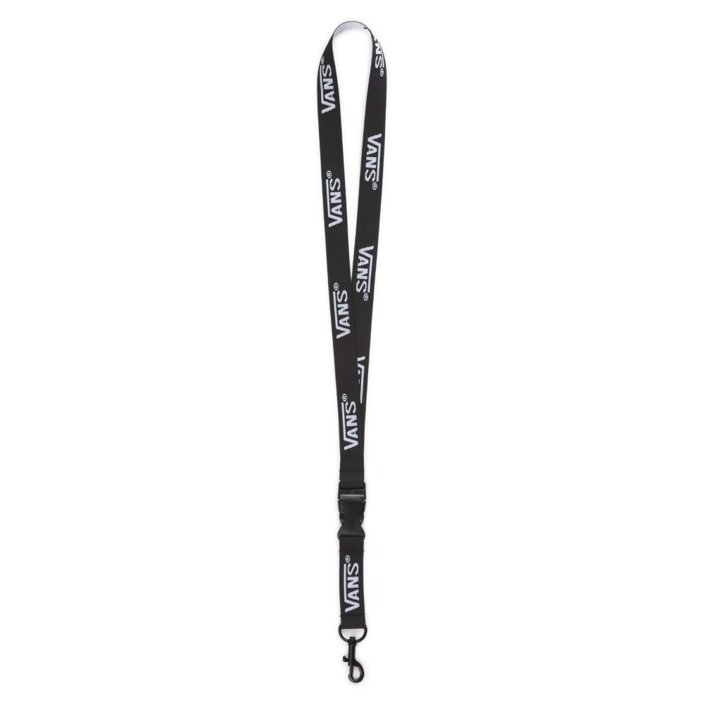 Vans Lanyard Nyckelring Dam Svarta | 61953PAYU