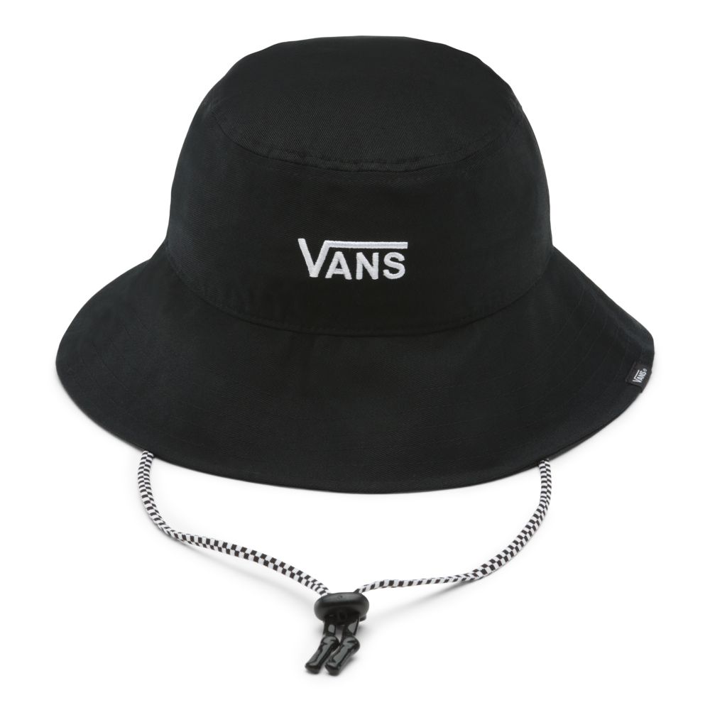 Vans Level Up Hatt Dam Svarta Vita | 51648QPUD