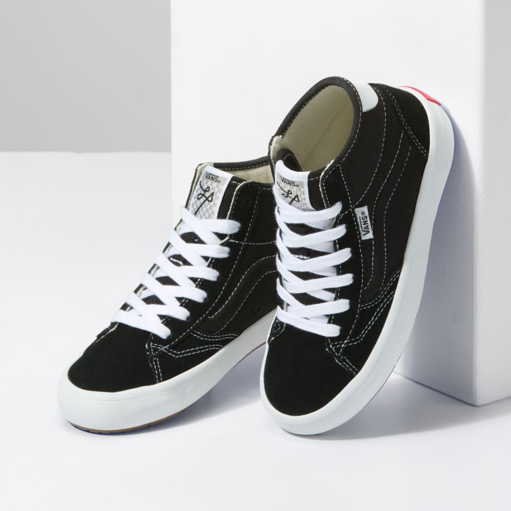 Vans Little Lizzie Classic Barn Svarta Vita | 78652YZWB