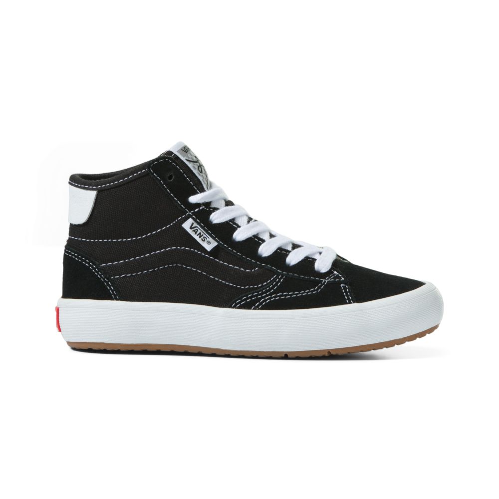 Vans Little Lizzie Classic Barn Svarta Vita | 78652YZWB