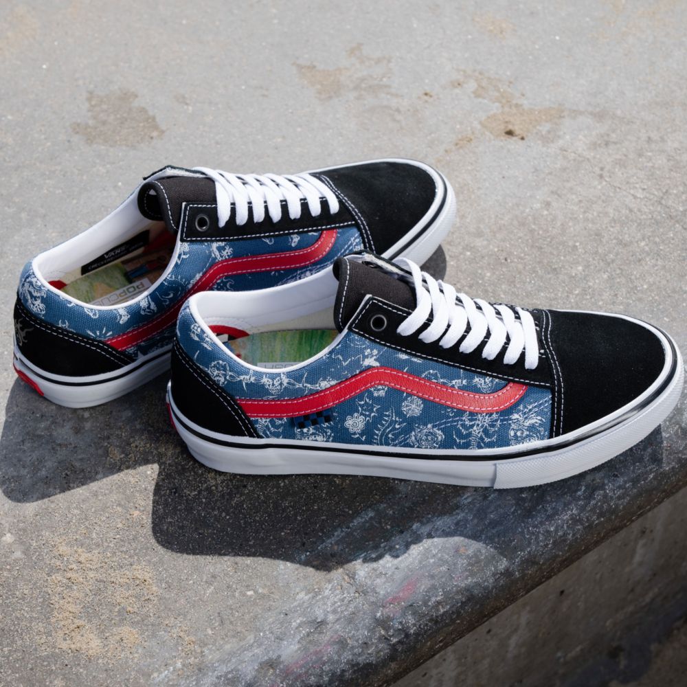 Vans Mike Gigliotti Old Skool VCU Skateskor Dam Svarta Blå | 31085JUVO