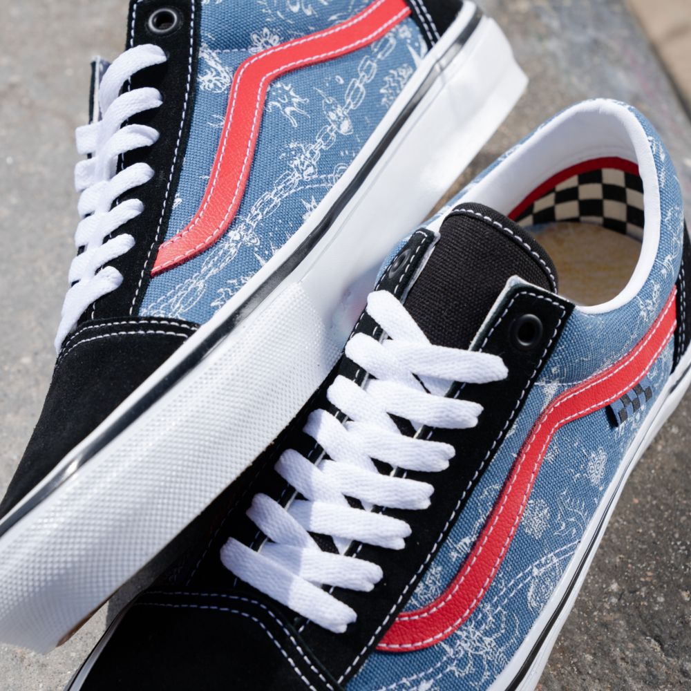 Vans Mike Gigliotti Old Skool VCU Skateskor Dam Svarta Blå | 31085JUVO