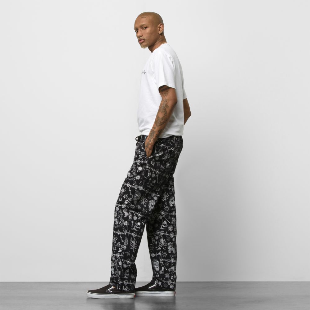 Vans Mike Gigliotti Range Loose Tapered Sweatpants Herr Svarta | 38952CVZA