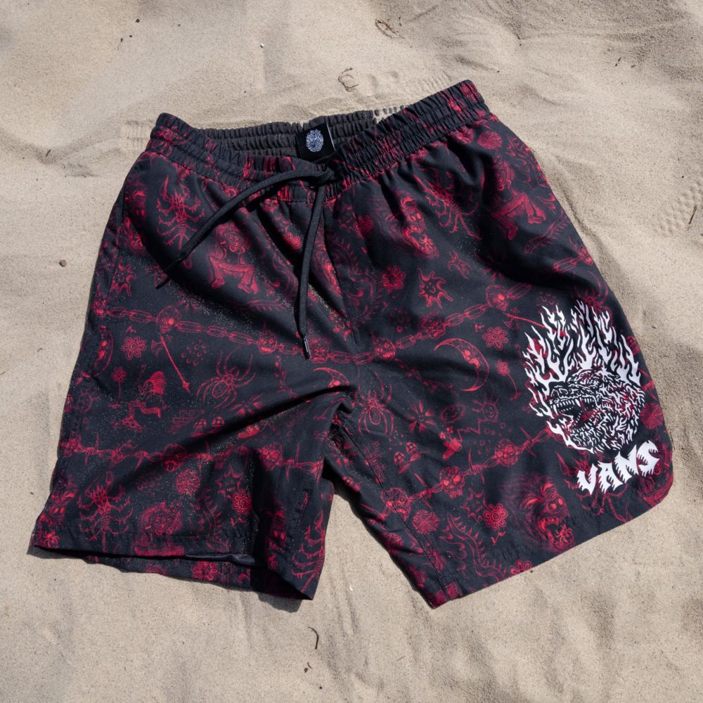 Vans Mike Gigliotti Volley Shorts Herr Svarta | 75128AEZN