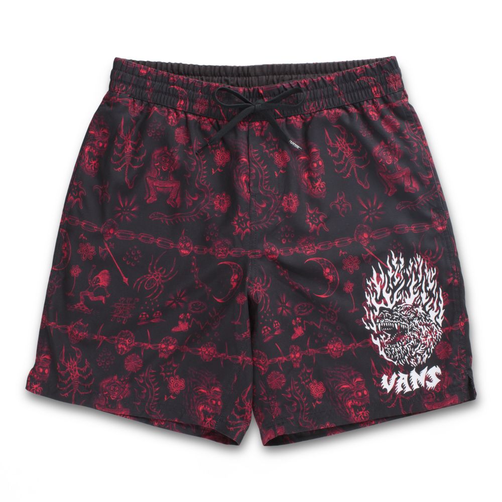 Vans Mike Gigliotti Volley Shorts Herr Svarta | 75128AEZN