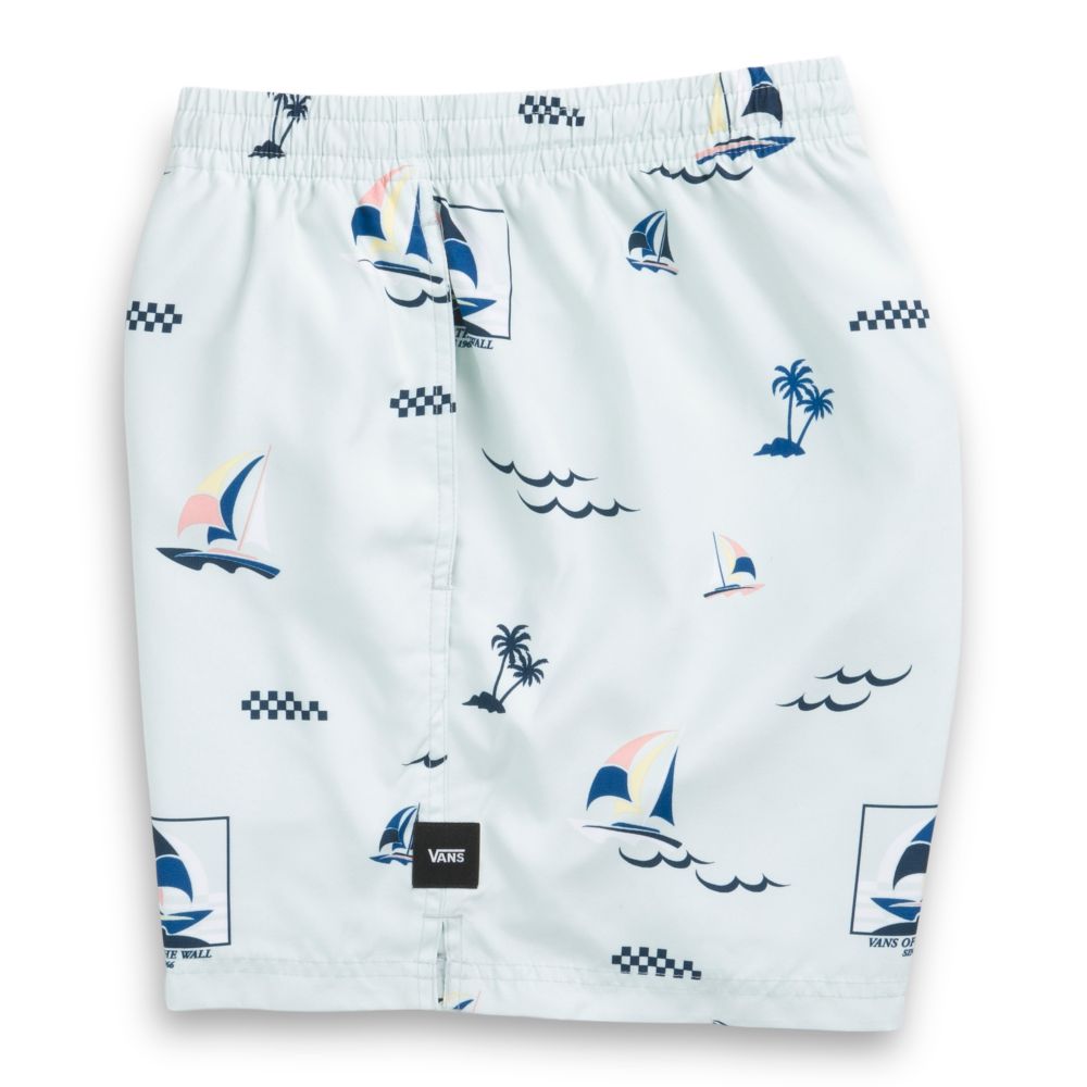 Vans Mixed 16 Volley Shorts Herr Blå | 97351DROI