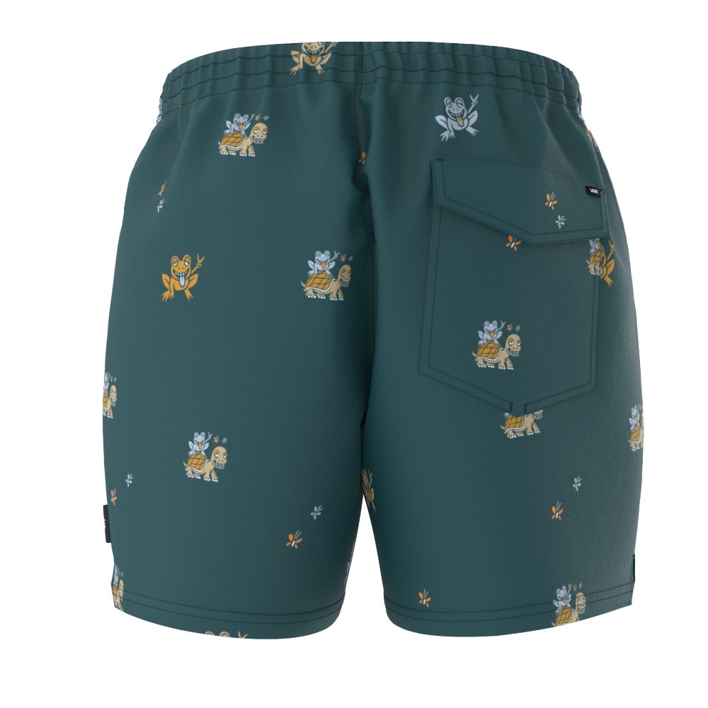 Vans Mixed 16 Volley Shorts Herr Mörkturkos | 61583ATJQ