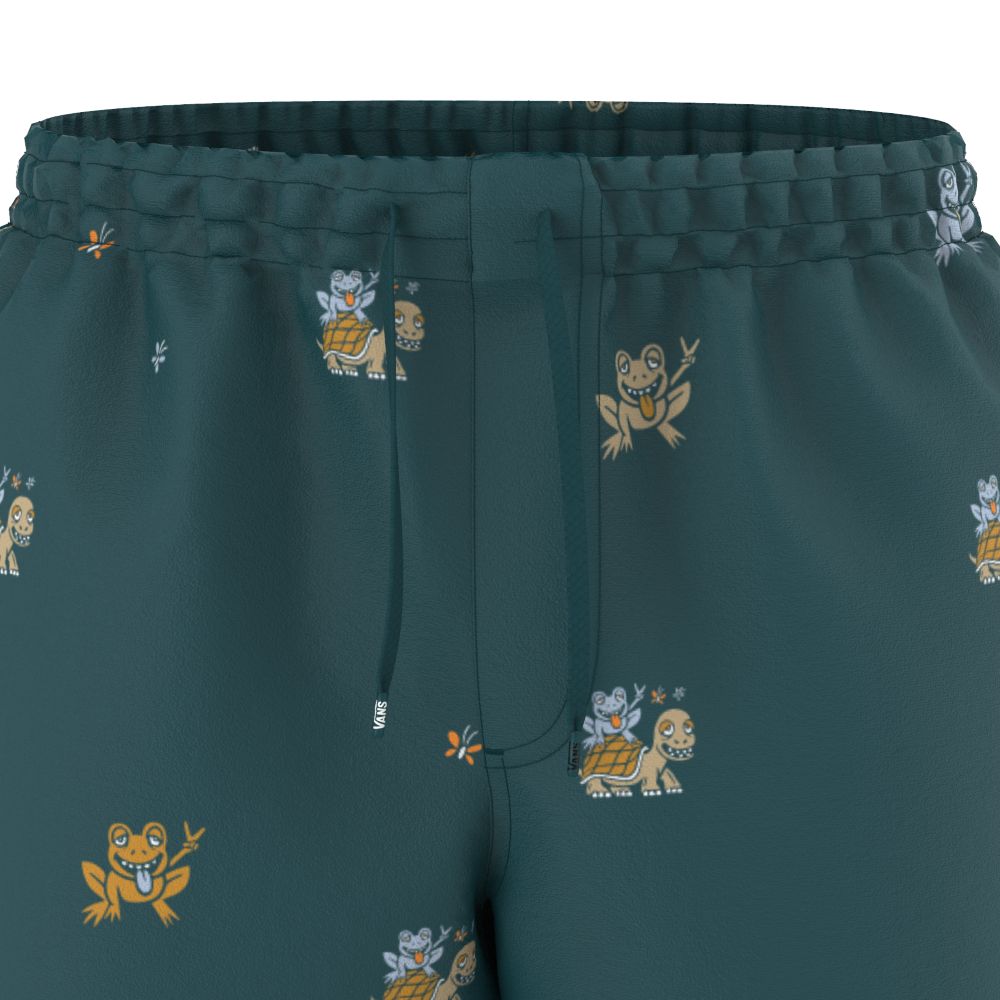 Vans Mixed 16 Volley Shorts Herr Mörkturkos | 61583ATJQ