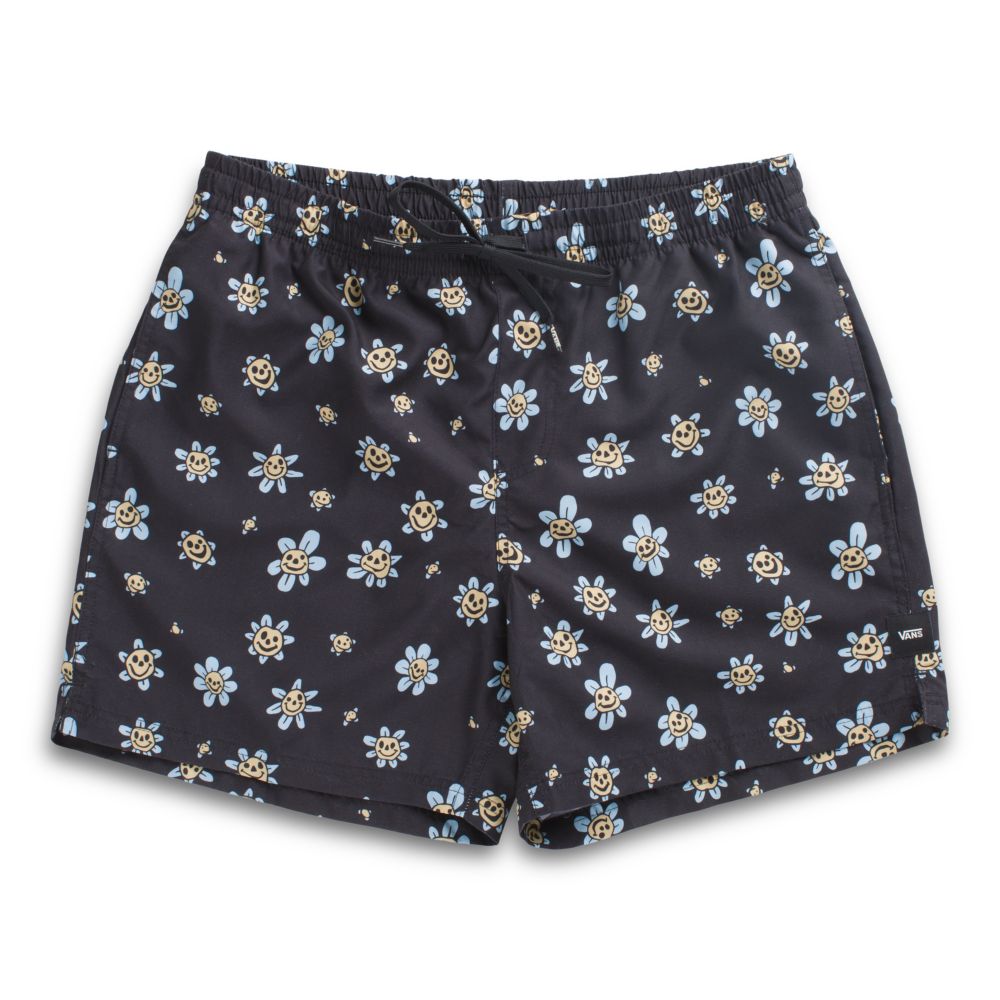 Vans Mixed 16 Volley Shorts Herr Svarta Olika Färger | 54196QEPV