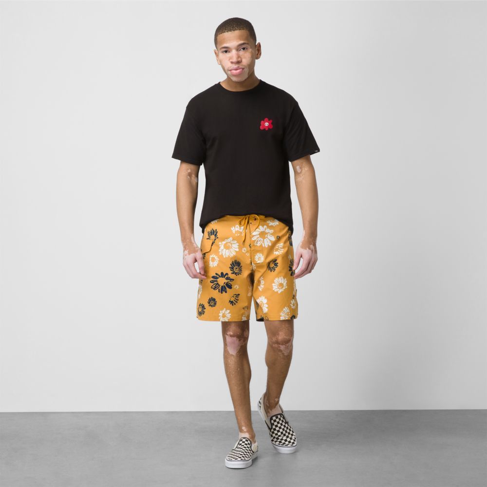 Vans Mixed 18 Shorts Herr Gula | 45802NTQI