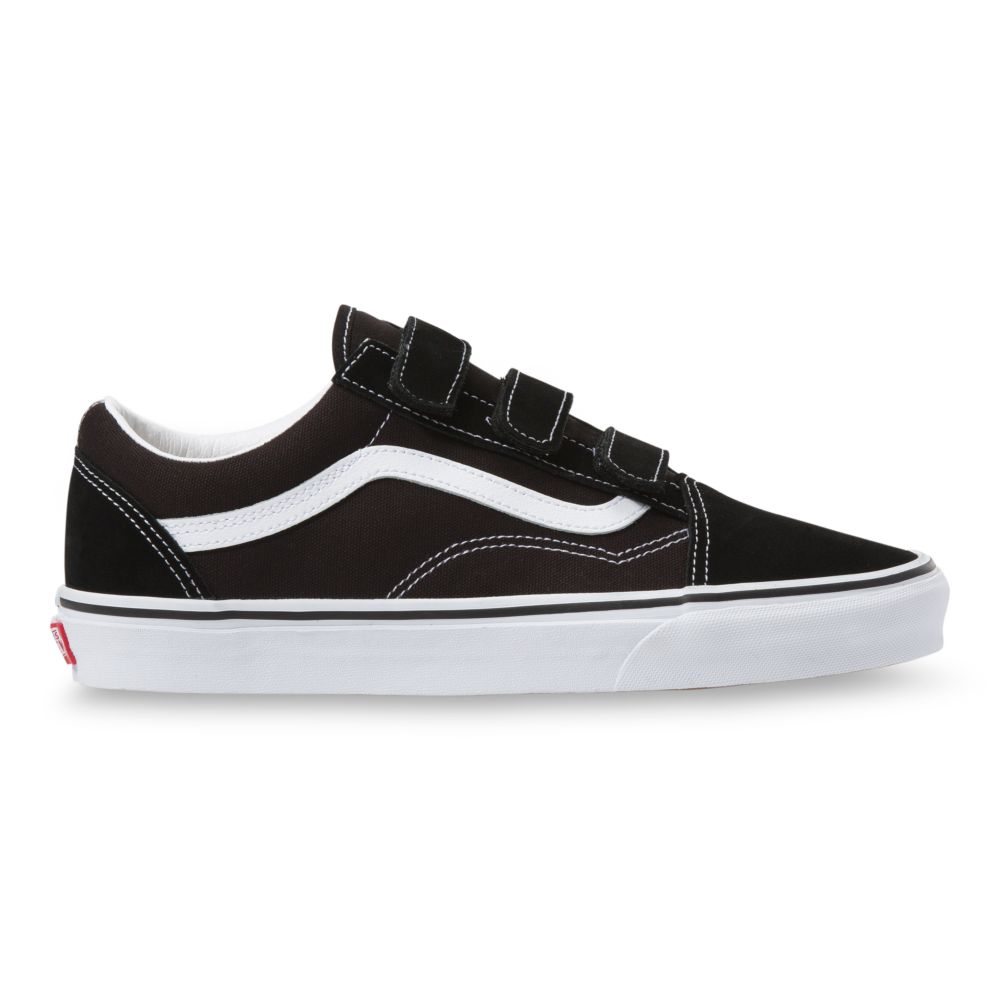 Vans Mocka Canvas Old Skool V Classic Dam Svarta Vita | 94726TMEA