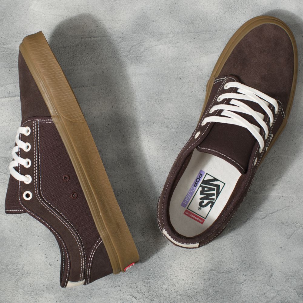 Vans Mocka Gum Chukka Low Skateskor Dam Choklad | 78265IOYP