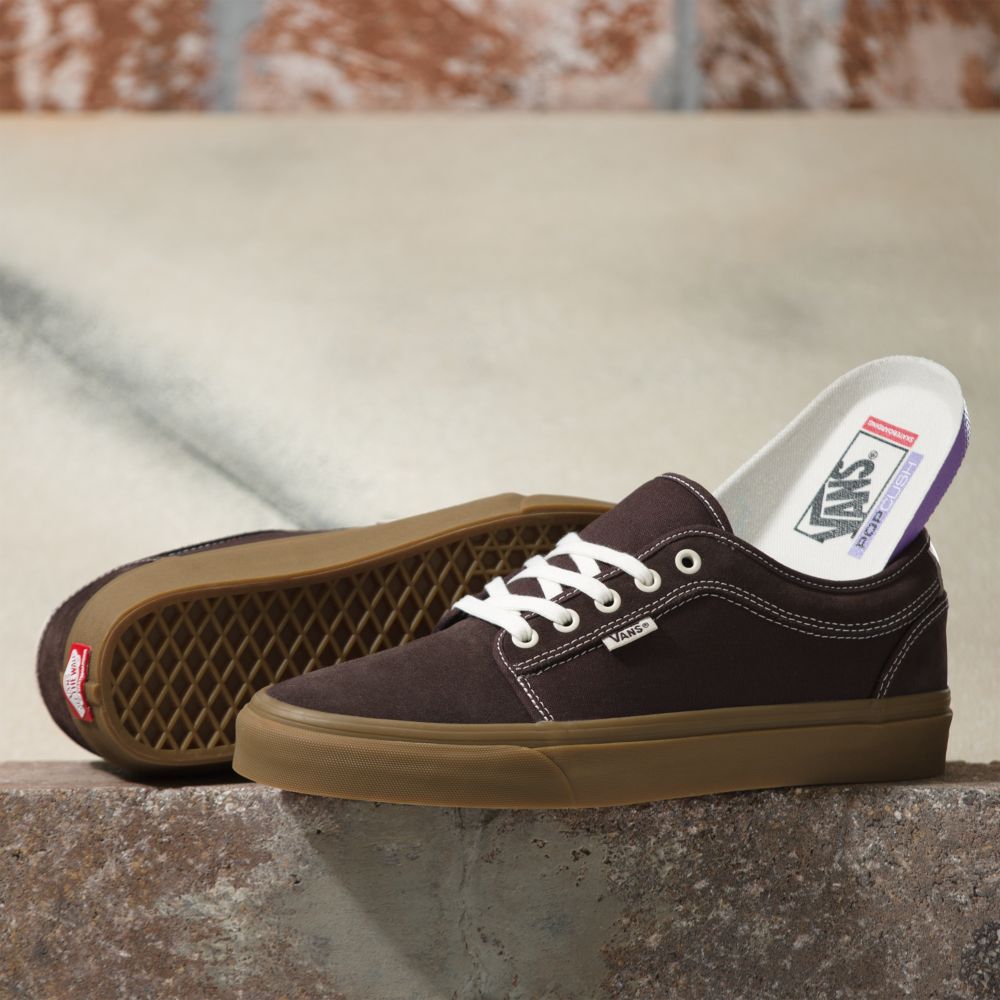 Vans Mocka Gum Chukka Low Skateskor Dam Choklad | 78265IOYP