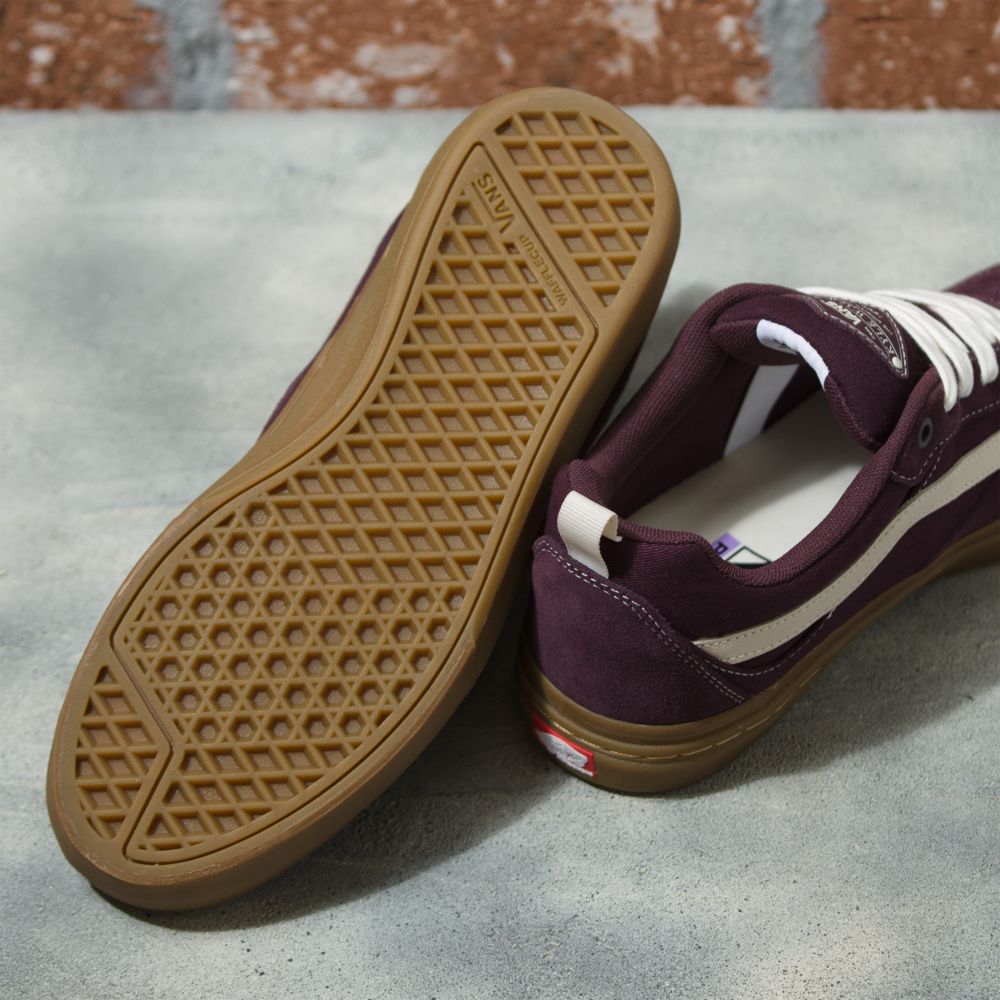 Vans Mocka Gum Kyle Walker Skateskor Dam Vinröda | 01342NJMU