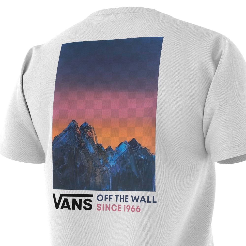 Vans Mt Knaggs T-shirt Herr Vita | 29310IEAF