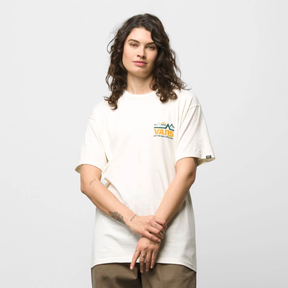 Vans Mt. T-shirt Herr Vita | 31962RLKU