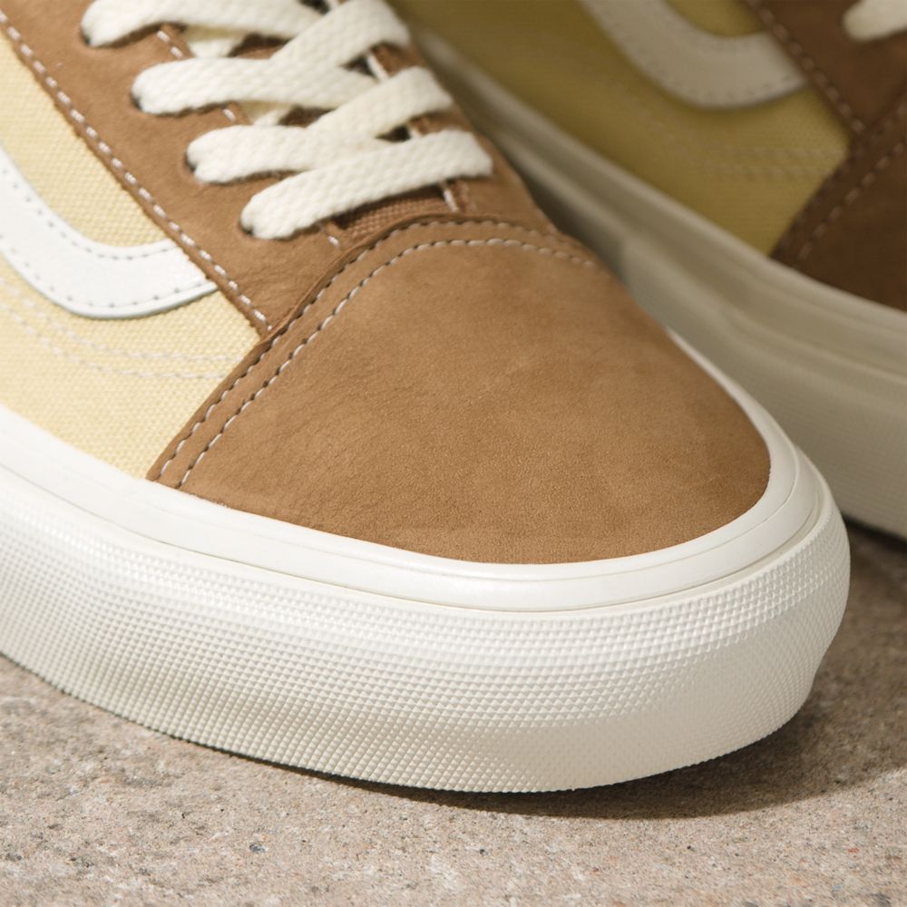 Vans Nubuck/Canvas Old Skool Skateskor Dam Bruna | 38597BUTQ