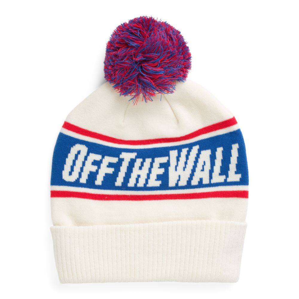 Vans Off The Wall Pom Hatt Herr Vita | 96073KEDY