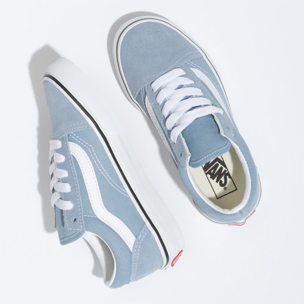 Vans Old Skool Classic Barn Blå | 17840LFAJ