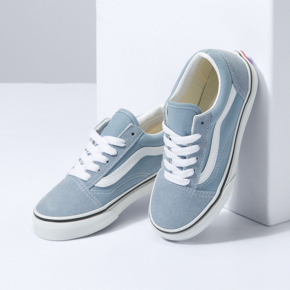 Vans Old Skool Classic Barn Blå | 17840LFAJ