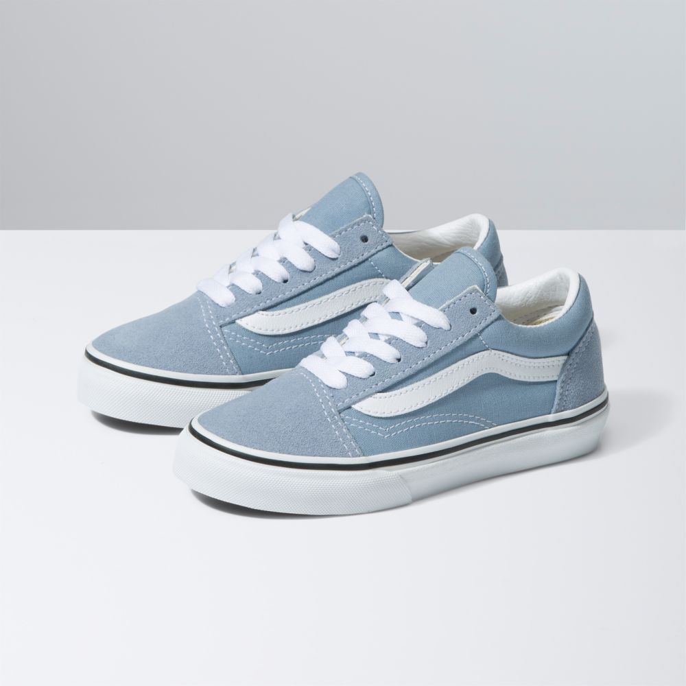 Vans Old Skool Classic Barn Blå | 17840LFAJ