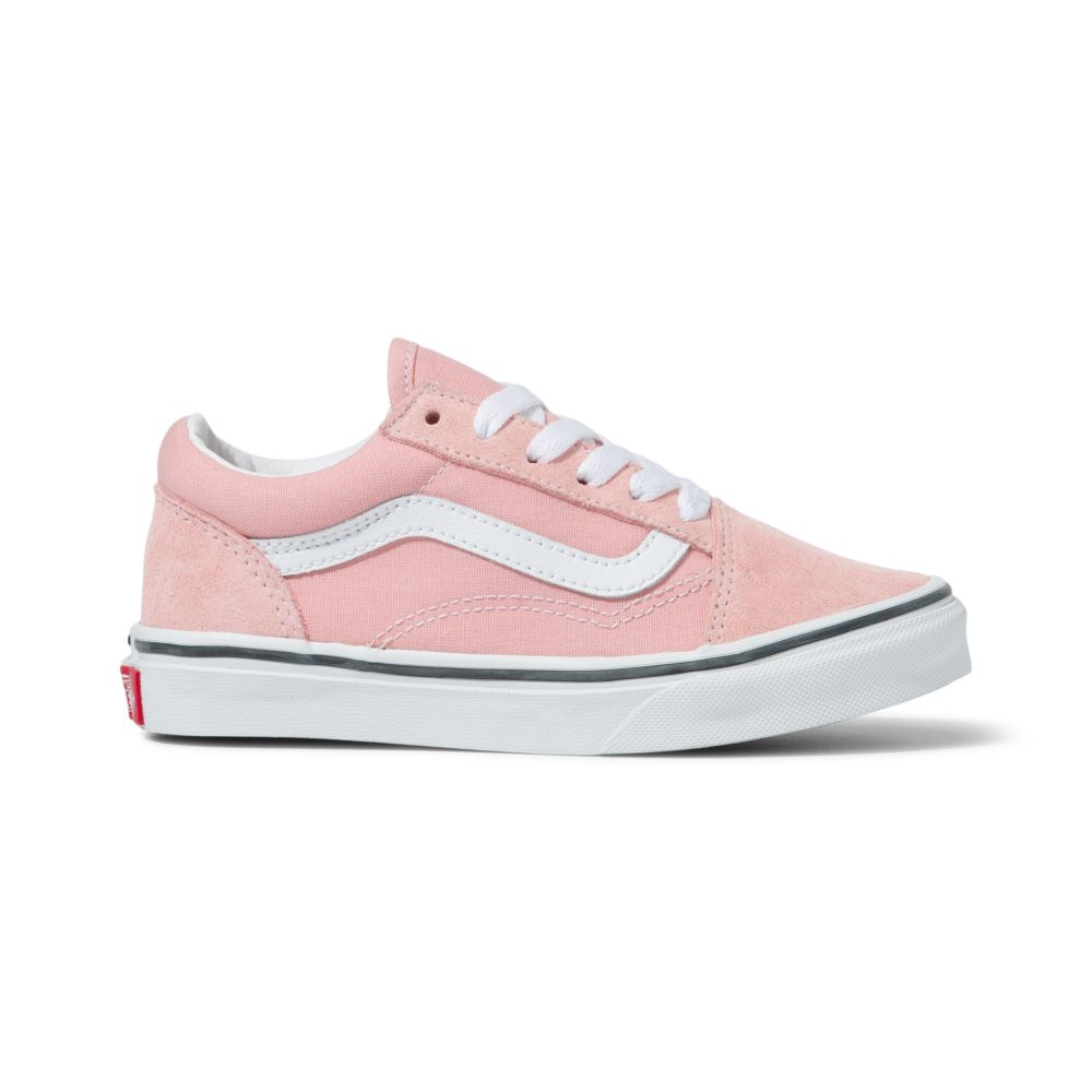 Vans Old Skool Classic Barn Rosa Vita | 24180VBSQ