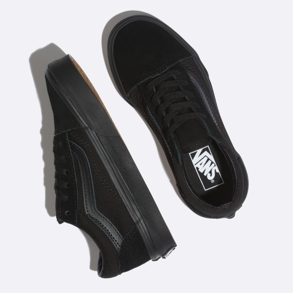 Vans Old Skool Classic Barn Svarta Svarta | 90647EPSJ