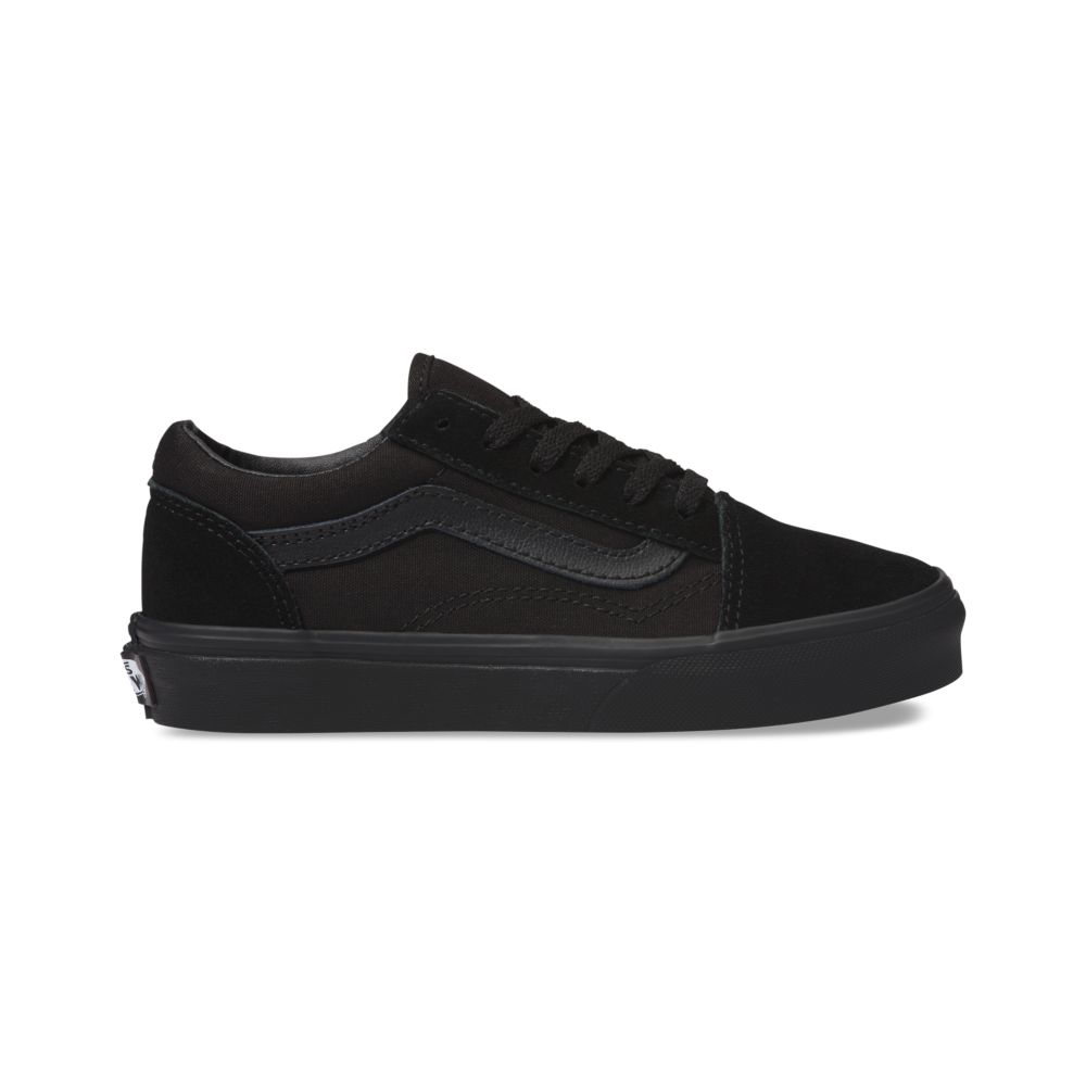 Vans Old Skool Classic Barn Svarta Svarta | 90647EPSJ