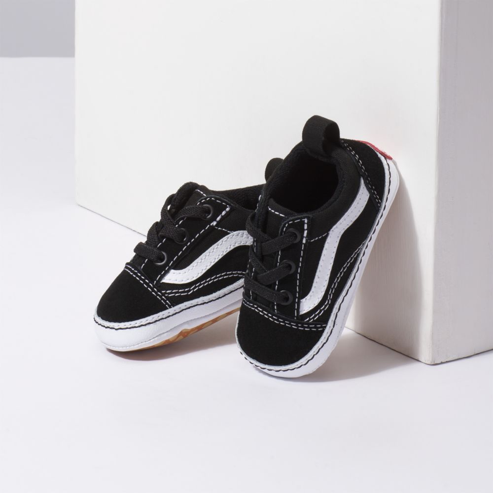 Vans Old Skool Classic Barn Svarta Vita | 06548REBG