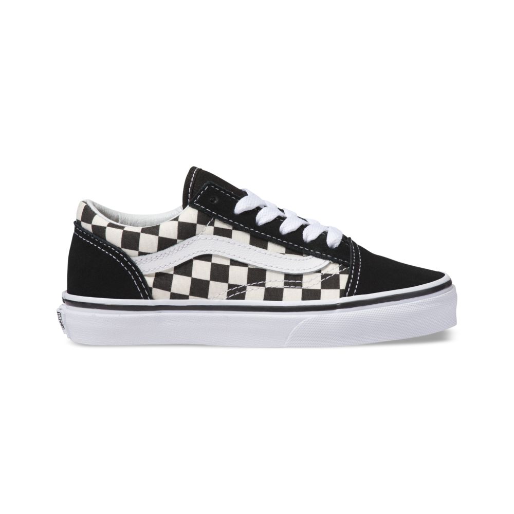 Vans Old Skool Classic Barn Svarta Vita | 57639RGZJ