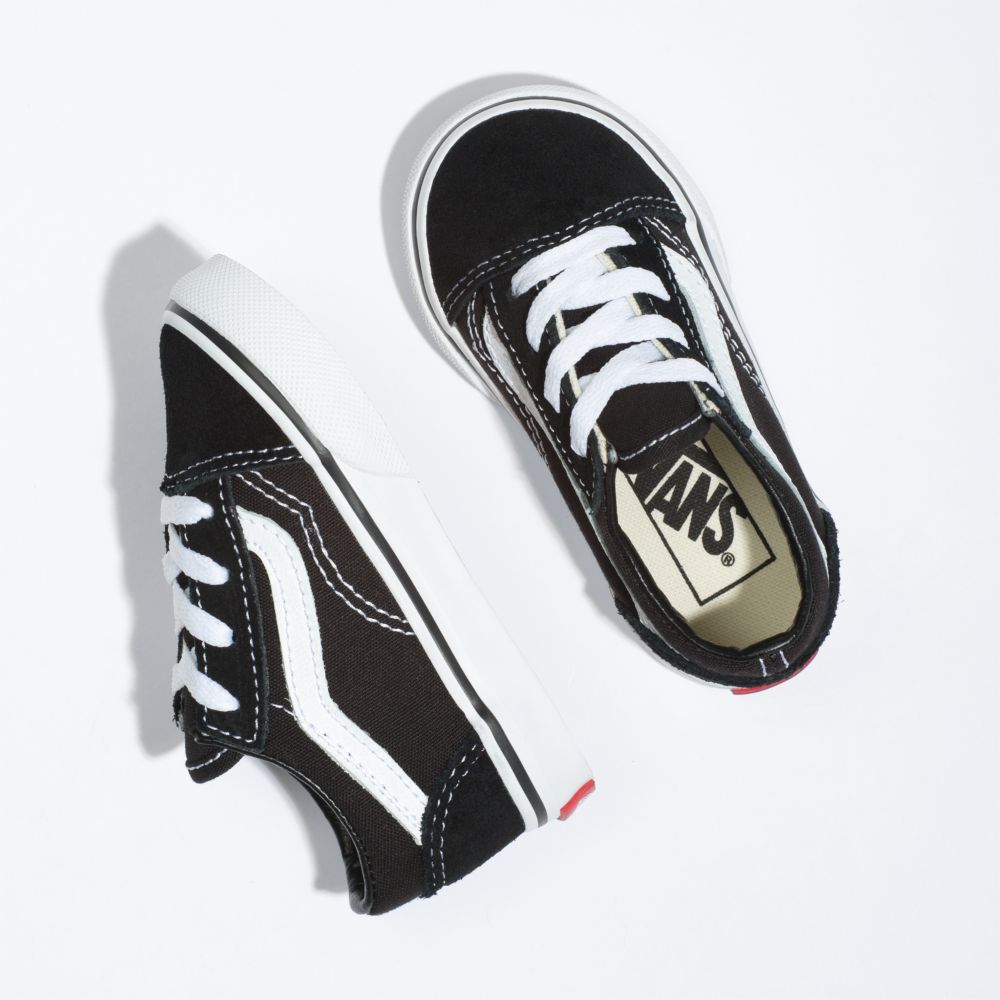 Vans Old Skool Classic Barn Svarta Vita | 94351WXNB