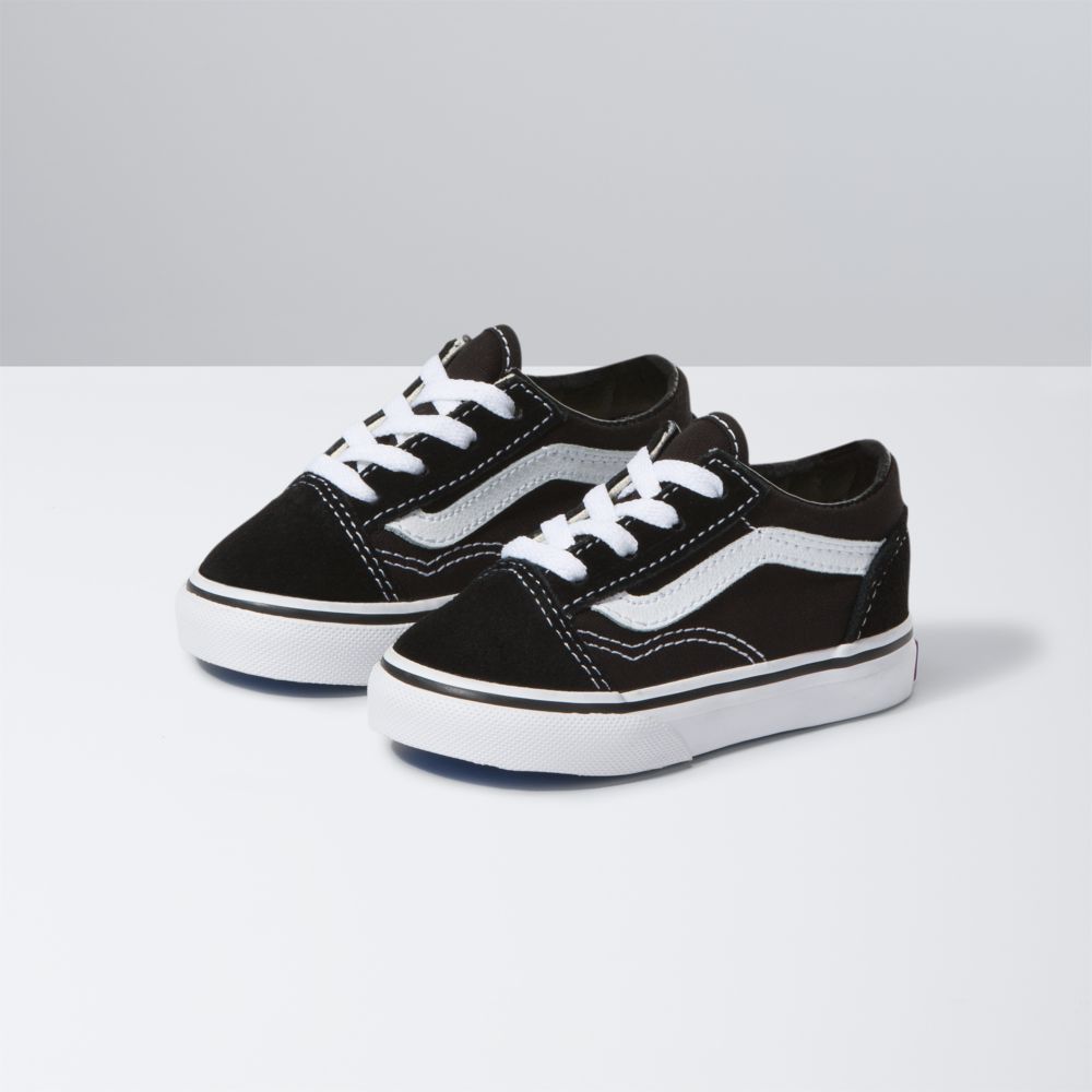 Vans Old Skool Classic Barn Svarta Vita | 94351WXNB